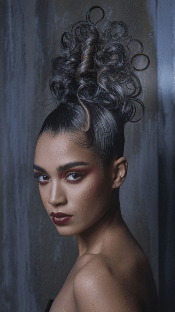 33 Trendy Winter Hairstyles for Black Women in 2025 You'll Fall in Love With 30 Curly Mohawk Updo