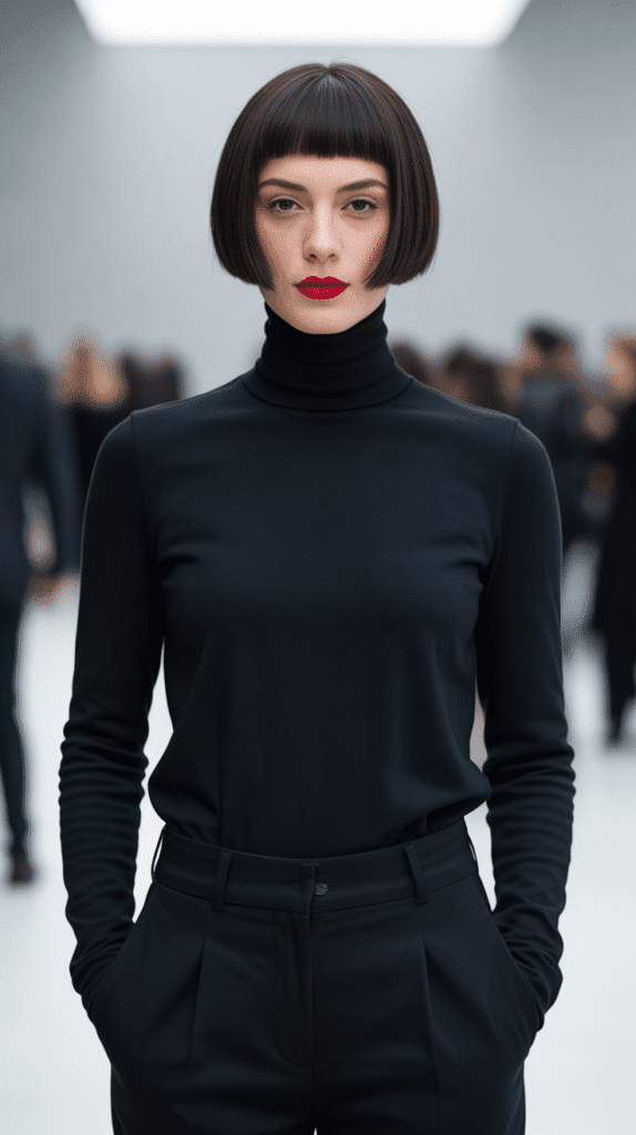 27 Aesthetic French Hairstyles That Elevate Your Look 19 Sleek French Bob
