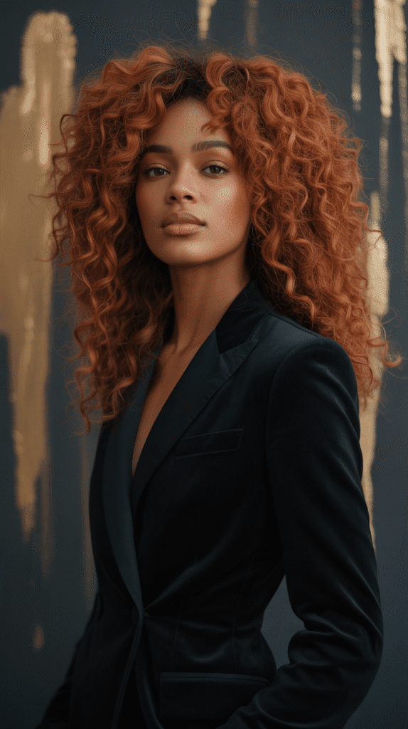 31 Bold Winter Hair Color Ideas for Black Women to Brighten the Cold Months 4 Copper Penny