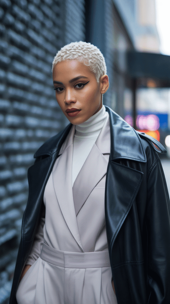 25 Stunning Winter Weave Hairstyles for Black Women That Slay All Season 7 Platinum Blonde Pixie Cut Weave