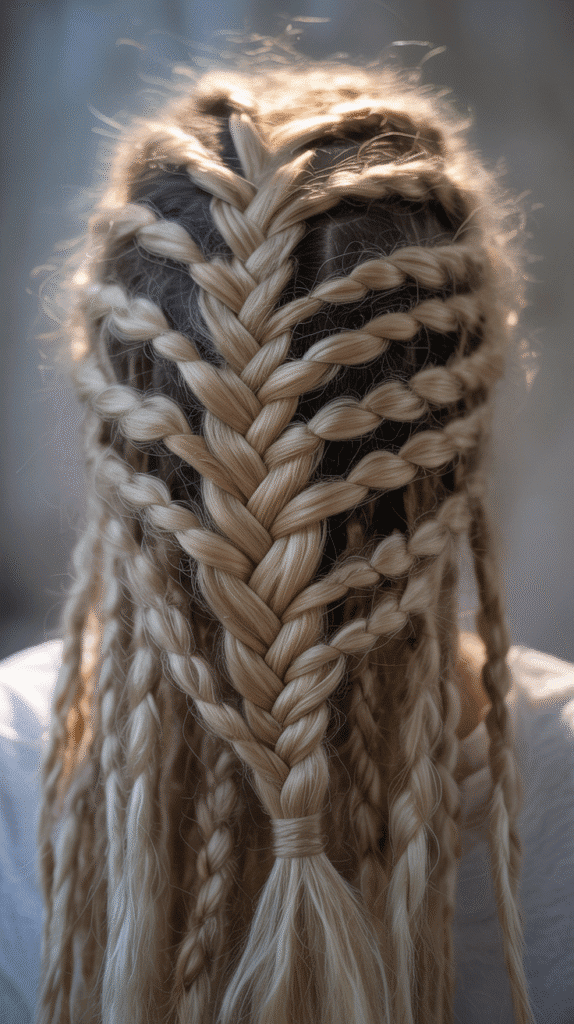 33 Latest Dreadlock Styles for Long Hair That Turn Heads 16 Fishtail Loc Braid