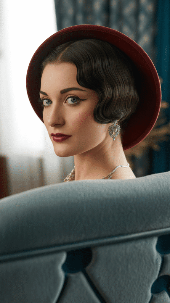 33 Elegant 1930s Updo Hairstyles for Long Hair You Must Try 14 Faux Bob Updo