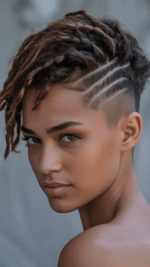 30 Latest Dreadlock Styles for Short Hair That Look Fresh 18 Short Locs with Bald Fade