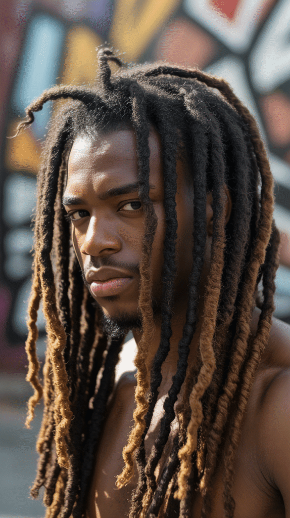 33 Cool Dreadlock Styles for Men That Are Bold & Modern 4 Freeform Dreadlocks