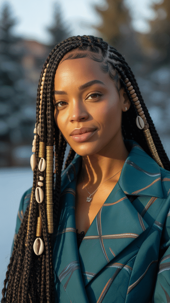 28 Protective Winter Hairstyles for Black Women with 4C Hair 18 Fulani Braids