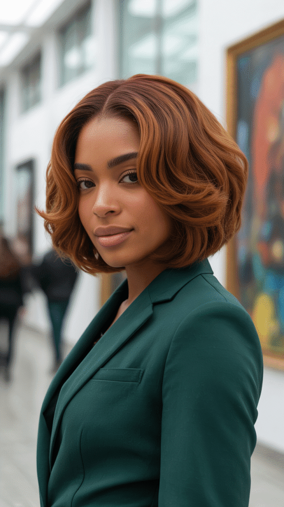 31 Bold Winter Hair Color Ideas for Black Women to Brighten the Cold Months 15 Warm Chestnut