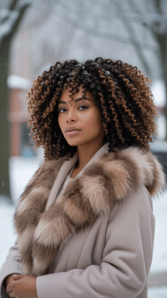 33 Trendy Winter Hairstyles for Black Women in 2025 You'll Fall in Love With 19 Crochet Braids with Curly Hair