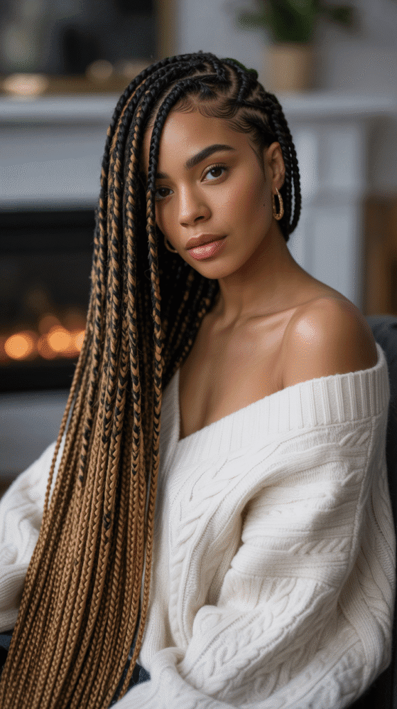 33 Trendy Winter Hairstyles for Black Women in 2025 You'll Fall in Love With 27 Ombre Box Braids