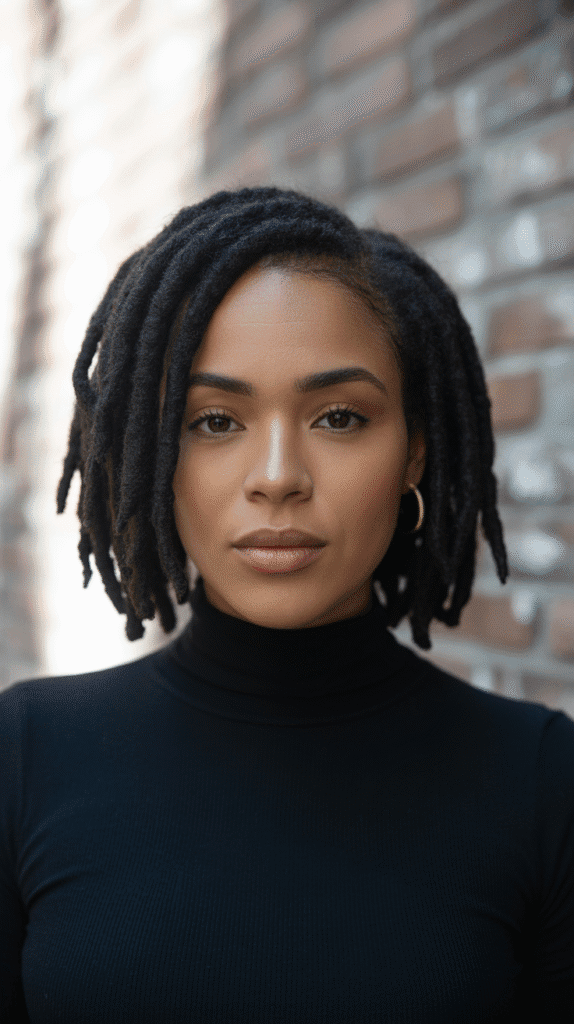 37 Best Dreadlock Styles for Black Women That Slay Every Look 4 Loc Bob with Blunt Ends