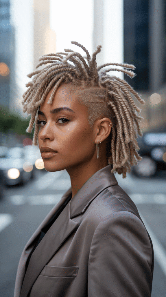 27 Blonde Twist Hairstyles for Black Women Perfect for Any Event 17 Beige Blonde Mohawk Twists
