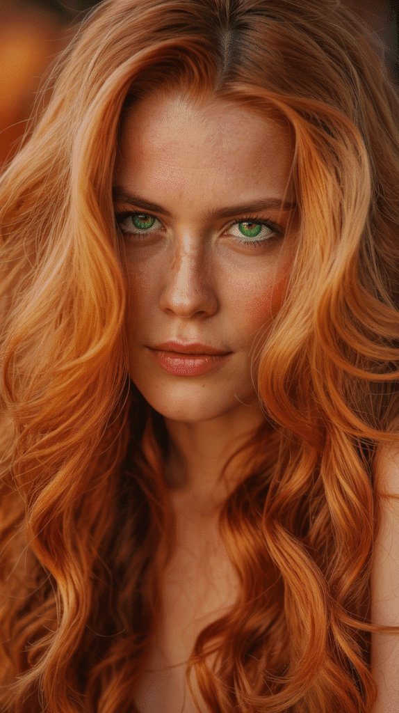 27 Best Hair Colors for Blonde Hair and Green Eyes That Make You Shine 26 Ginger Blonde