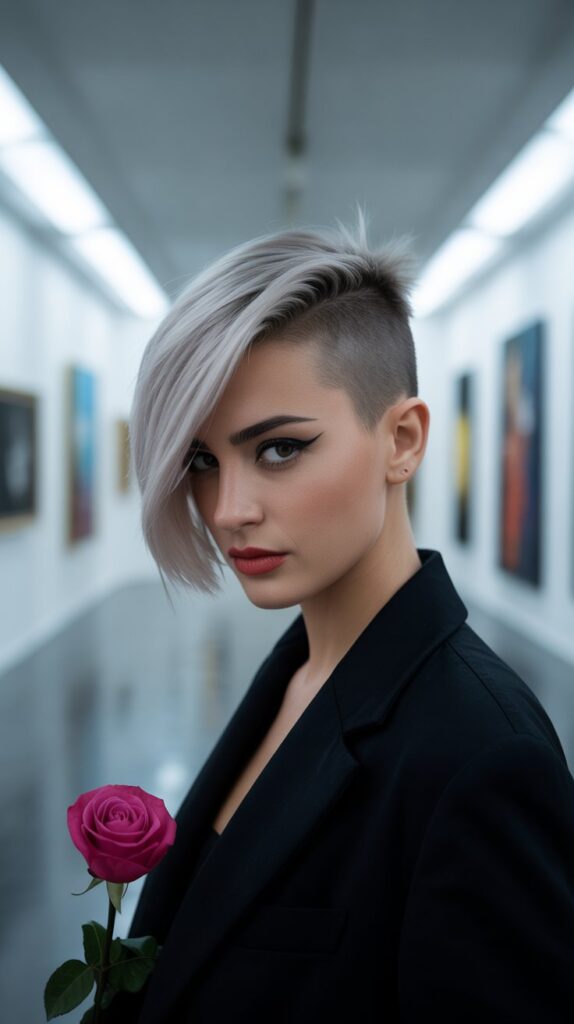 27 Modern French Short Hairstyles That Are Parisian-Approved 8 The Undercut Bob