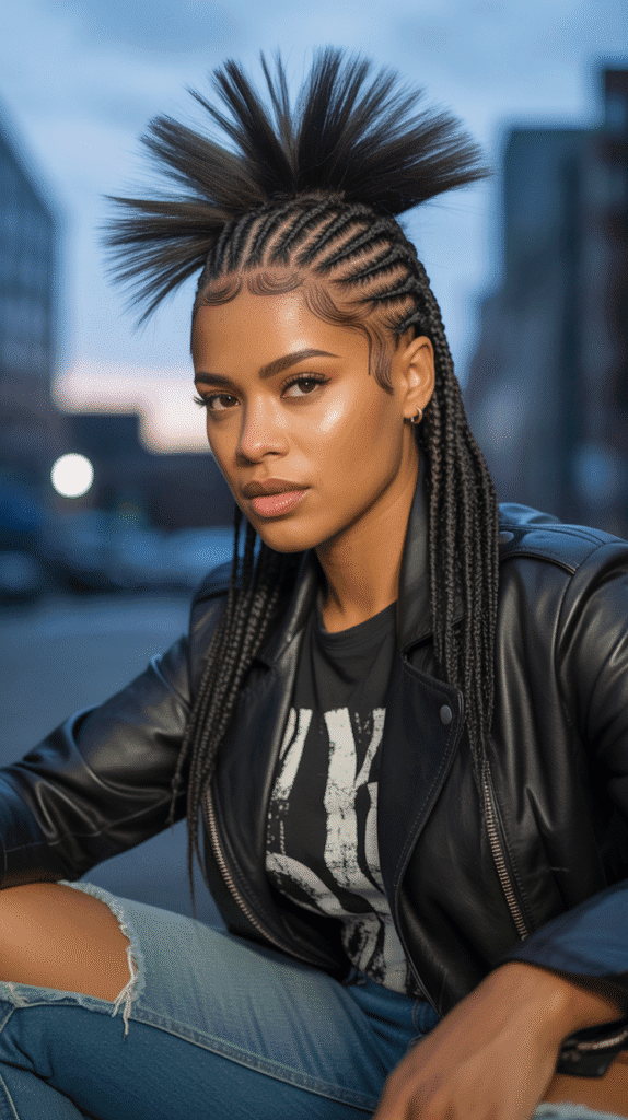 26 Flawless Winter Sew-In Hairstyles for Black Women That Look Effortless 22 Faux Hawk Sew-In