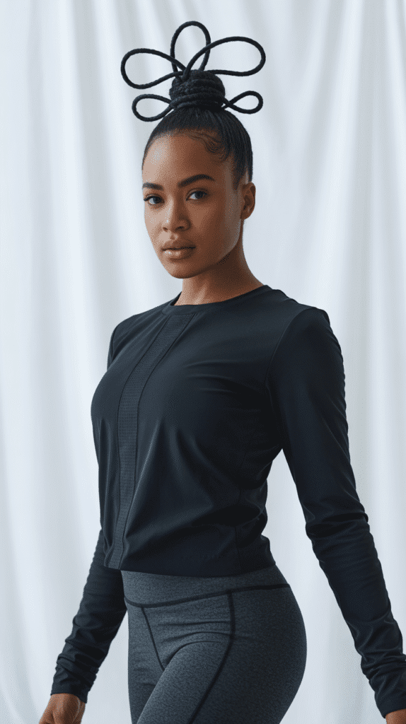 33 Trendy Winter Hairstyles for Black Women in 2025 You'll Fall in Love With 22 Top Knot with Laid Edges