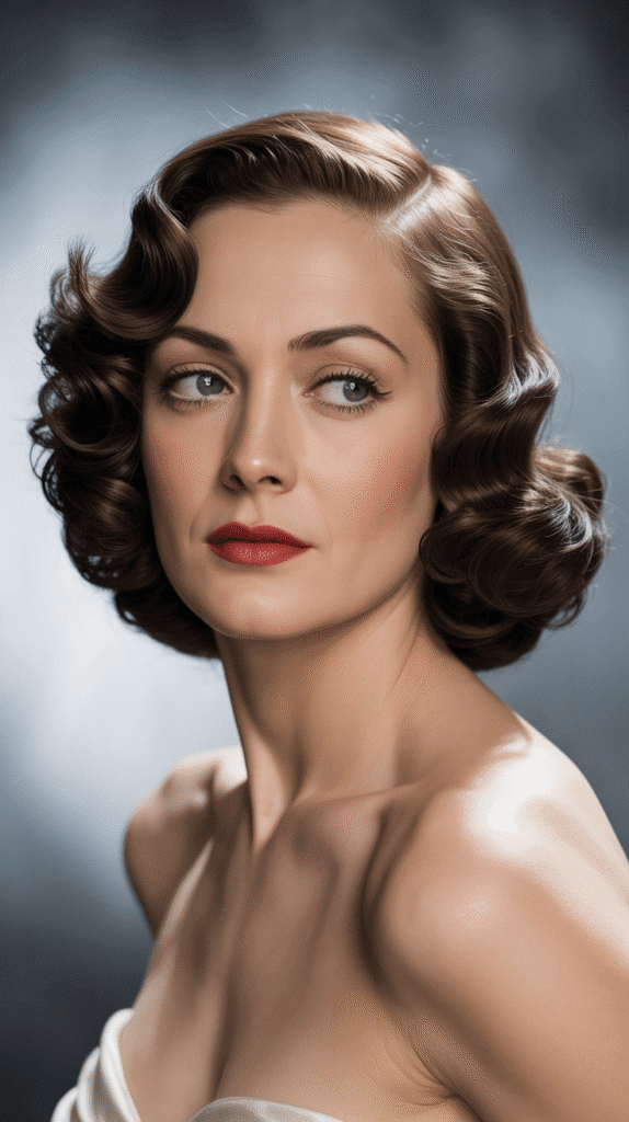 27 Iconic 1930s Hairstyles for Women That Stay Forever Stylish 18 The Joan Crawford Wave