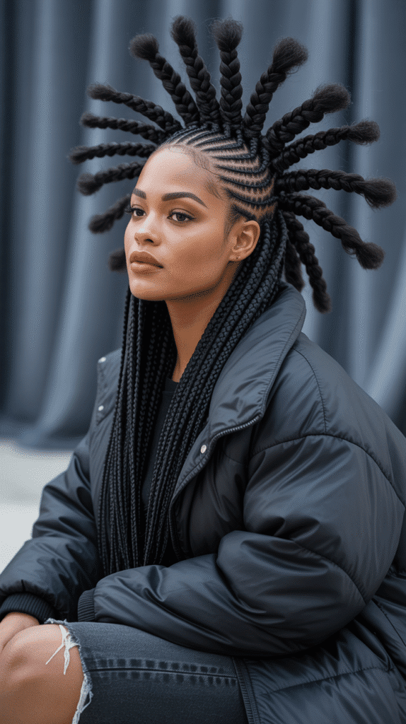 33 Trendy Winter Hairstyles for Black Women in 2025 You'll Fall in Love With 18 Mohawk Braids