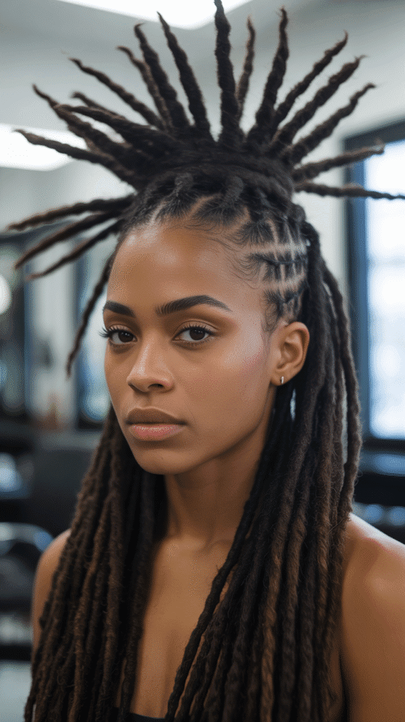 33 Latest Dreadlock Styles 2025 That Are Setting Trends 2 High Top Fade with Dreadlocks
