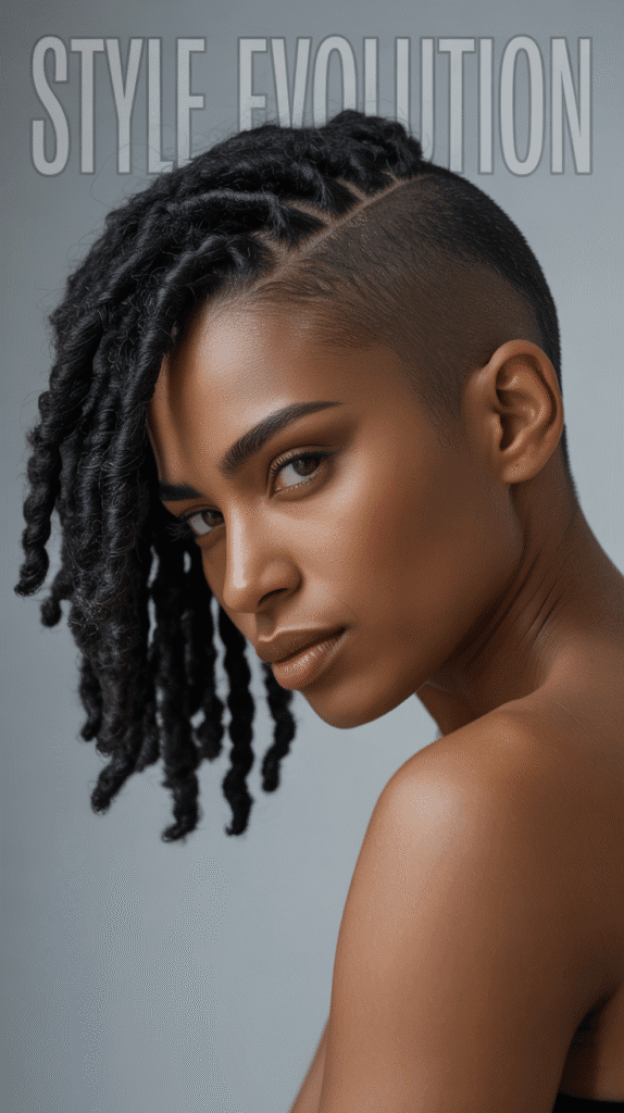 30 Stylish Dreadlock Styles for Short Hair That Look Fresh 15 Asymmetrical Short Locs