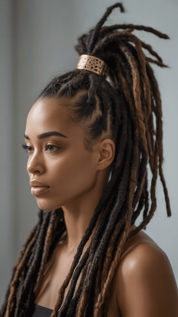33 Latest Dreadlock Styles 2025 That Are Setting Trends 13 Dreadlock Ponytail