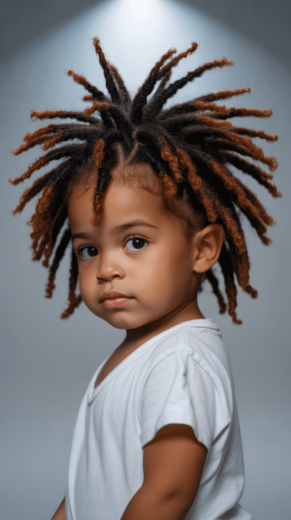 37 Adorable Dreadlock Styles for Kids That Are Easy & Cute 9 Mohawk-Style Dreads