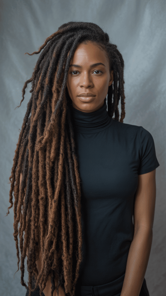 33 Latest Long Dreadlock Styles Full of Elegance and Style 33 Natural Free-Flowing Locs