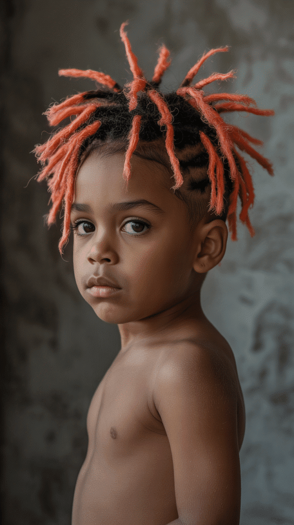 30 Latest Dreadlock Styles for Kids That Are Adorable 5 Faux Hawk Loc Style