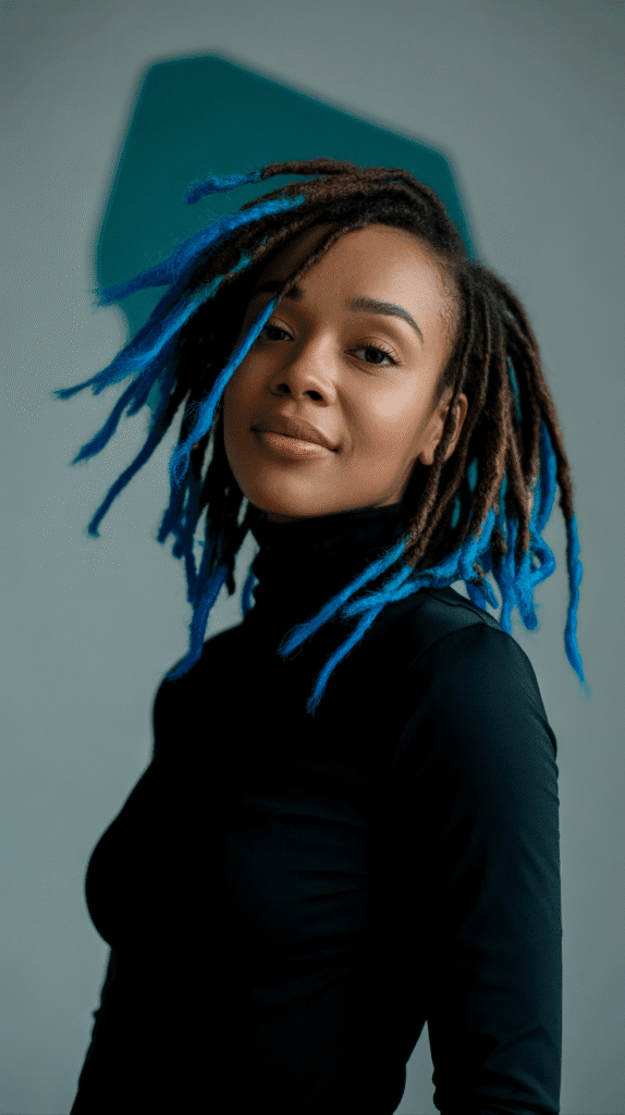30 Chic Dreadlock Styles for Black Women 2025 You'll Love 14 Colored Tips Locs