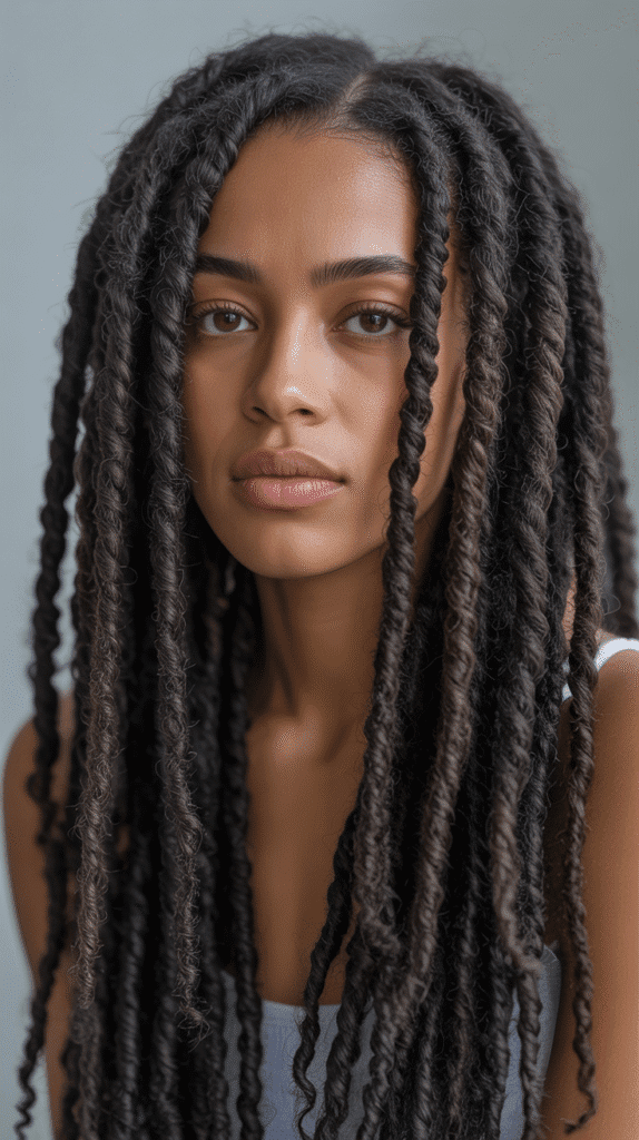 30 Chic Dreadlock Styles for Black Women 2025 You'll Love 23 Two-Strand Twist Locs