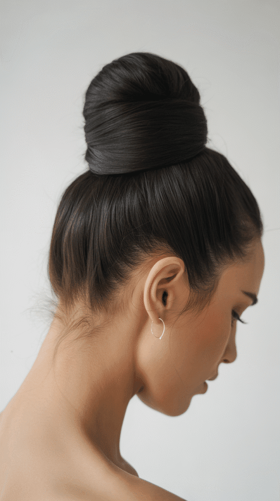 27 Aesthetic French Hairstyles That Elevate Your Look 13 French Knot Bun