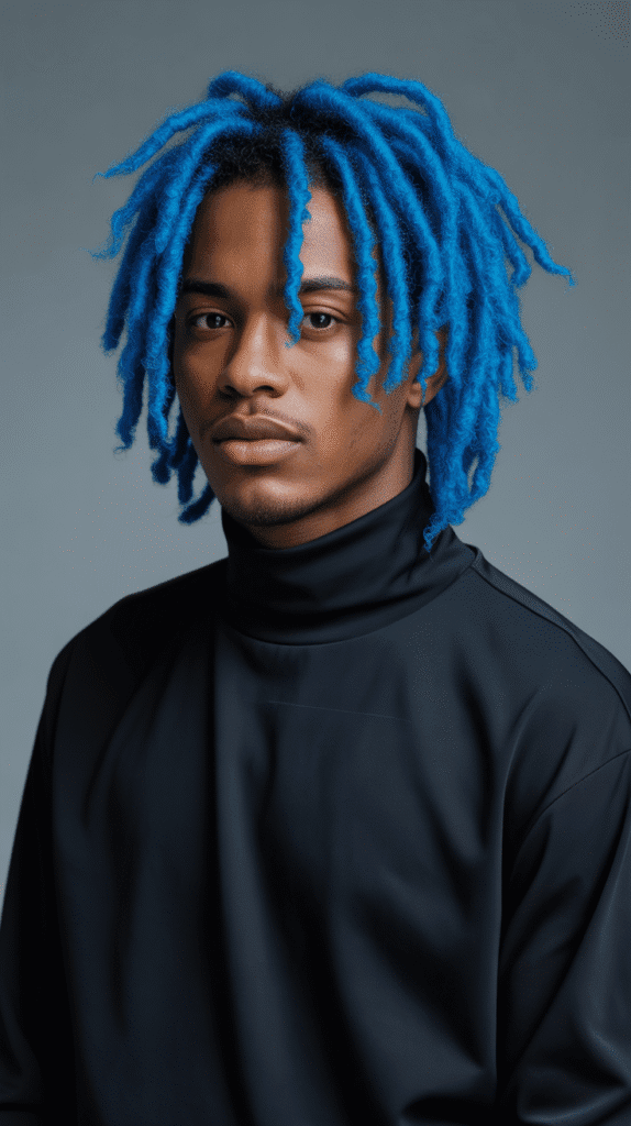 33 Latest Dreadlock Styles for Men That Are Bold and Modern 25 Blue Dreads