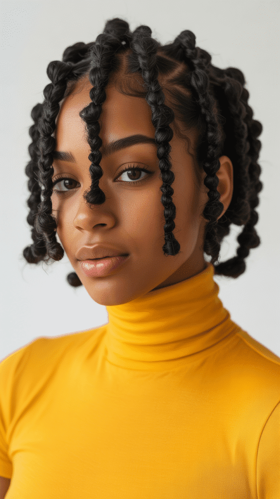28 Protective Winter Hairstyles for Black Women with 4C Hair 10 Bantu Knots