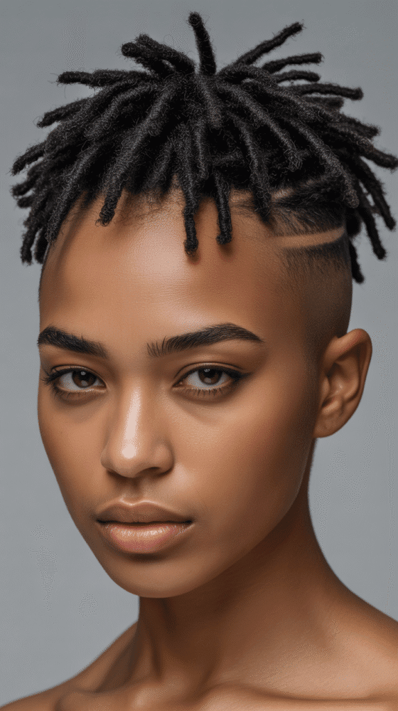 27 Latest Short Dreadlock Styles That Are Easy and Stylish 17 Tapered Short Locs with Line-Up