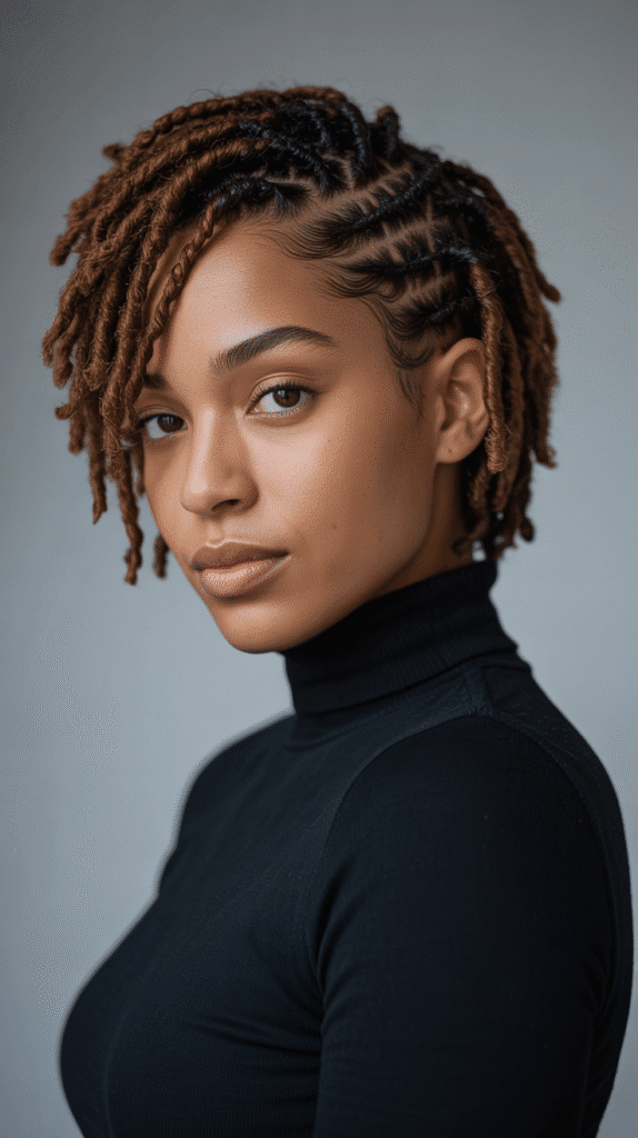 27 Latest Short Dreadlock Styles That Are Easy and Stylish 20 Short Locs with Side Part