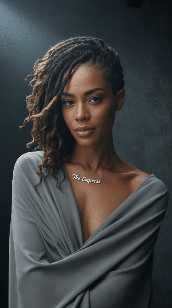 30 Chic Dreadlock Styles for Black Women 2025 You'll Love 7 Side-Swept Elegant Locs