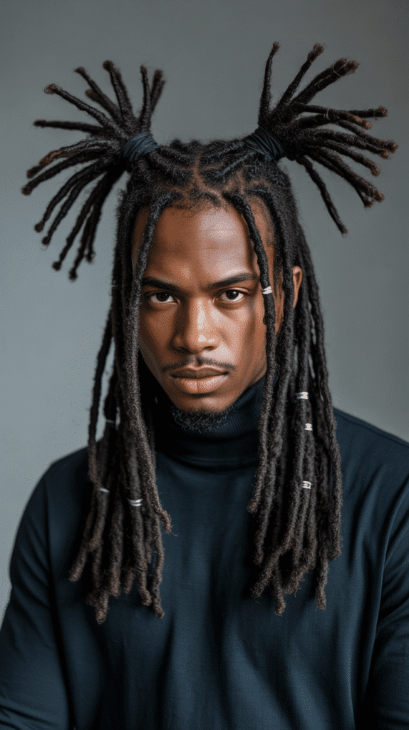 33 Latest Dreadlock Styles for Men That Are Bold and Modern 28 Dread Pigtails