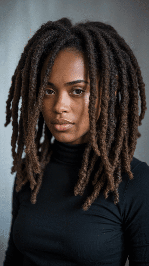 37 Best Dreadlock Styles for Black Women That Slay Every Look 26 Jumbo Locs