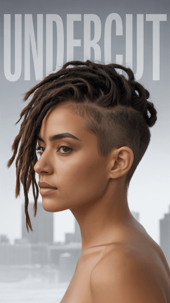 27 Latest Dreadlock Styles That Are Trendy and Timeless 25 Undercut with Dreadlocks