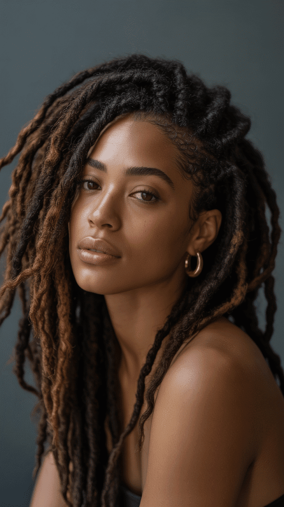 37 Best Dreadlock Styles for Black Women That Slay Every Look 1 Classic Freeform Locs