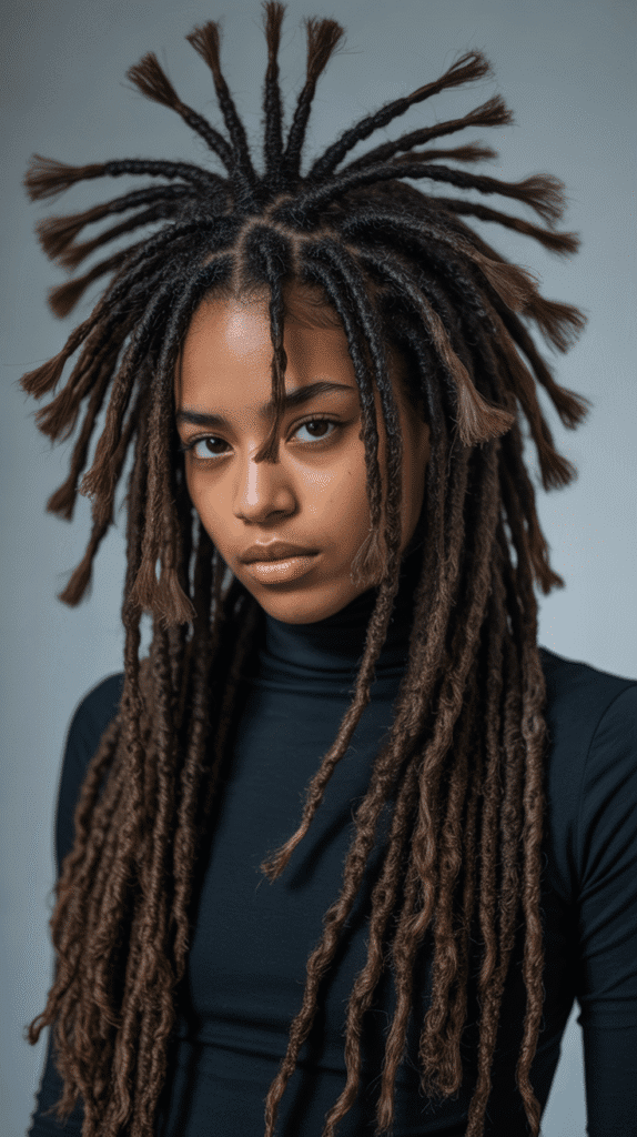 30 Latest Dreadlock Styles for Women That Inspire Confidence 30 Layered Loc Style