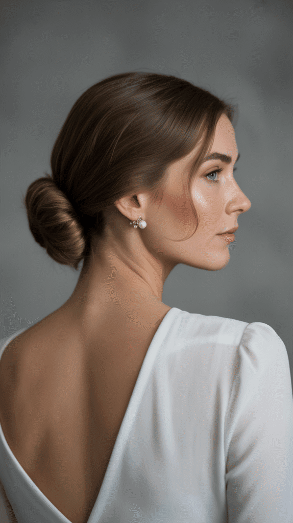 27 Aesthetic French Hairstyles That Elevate Your Look 3 Low Chignon