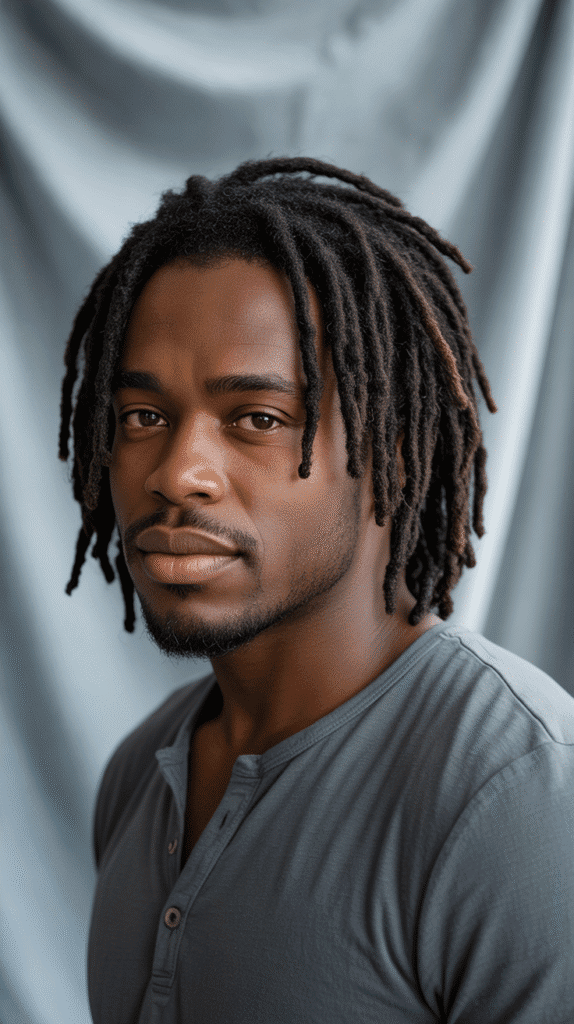 33 Cool Dreadlock Styles for Men That Are Bold & Modern 23 Shoulder-Length Dreadlocks