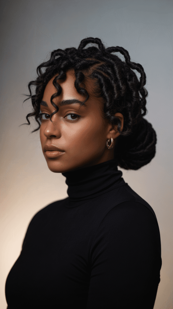 37 Elegant Dreadlock Styles for Women That Inspire Confidence 35 Low Twisted Bun