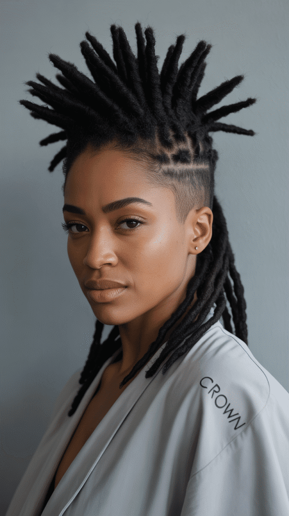 33 Trendy Short Dreadlock Styles for Black Women to Copy Now 26 Short Locs Pompadour