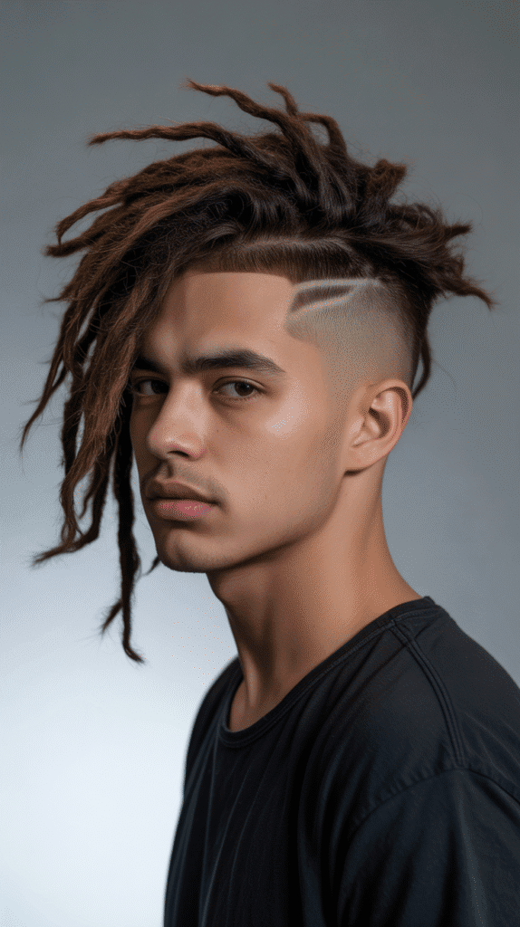 33 Latest Dreadlock Styles for Men That Are Bold and Modern 31 Freeform with Undercut