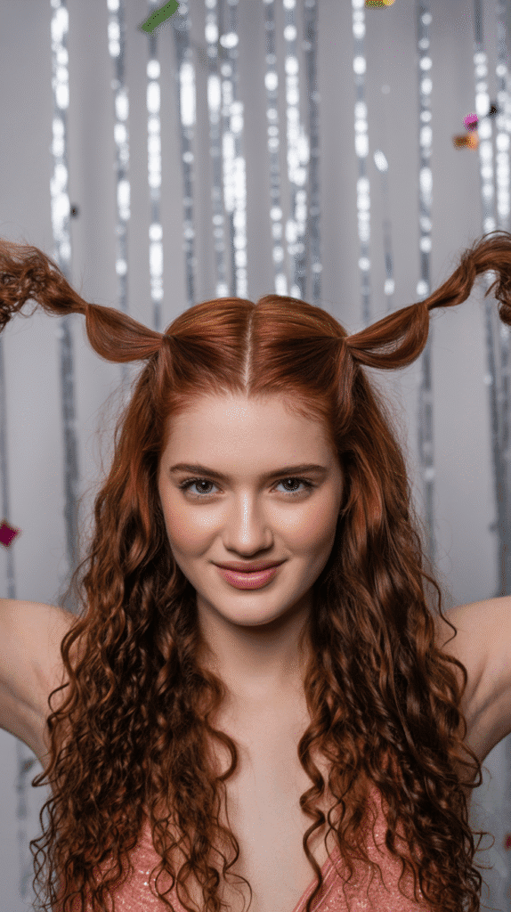 33 Trendy Christmas Party Hairstyles for Short Hair That Shine Bright 32 Zigzag Part with Alternating Curls