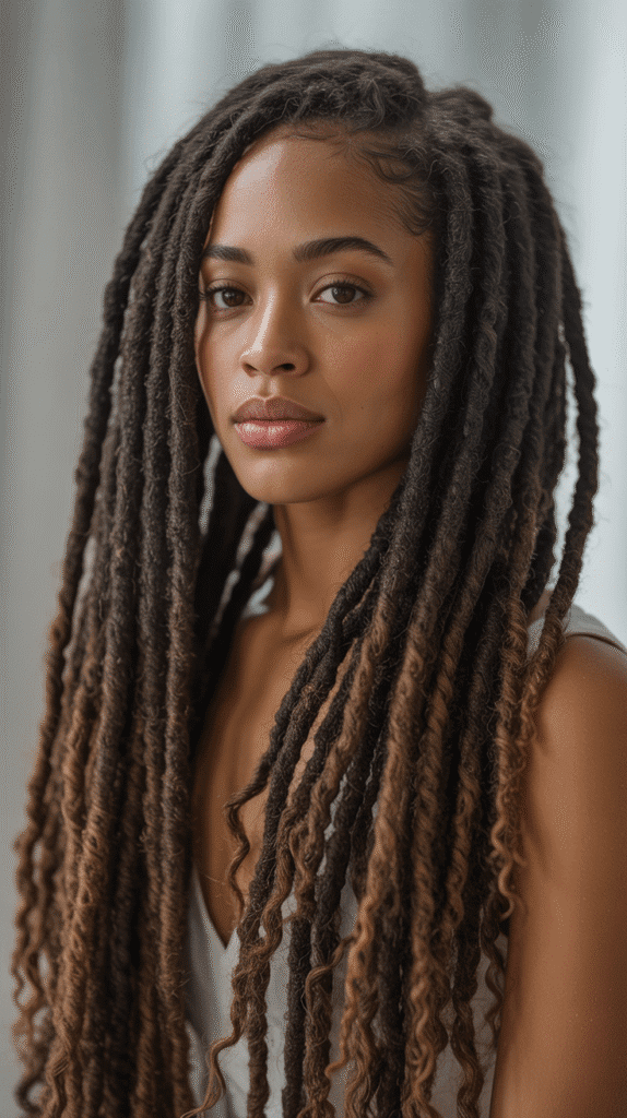 37 Gorgeous Long Dreadlock Styles for Black Women Full of Elegance 5 Waist-Length Traditional Locs