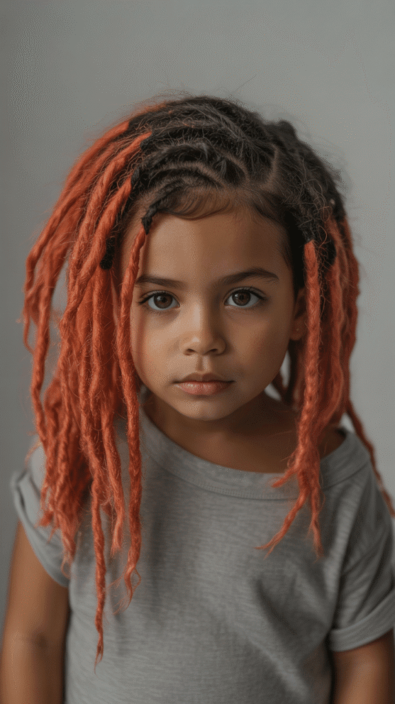 37 Adorable Dreadlock Styles for Kids That Are Easy & Cute 23 Asymmetrical Part Dreads
