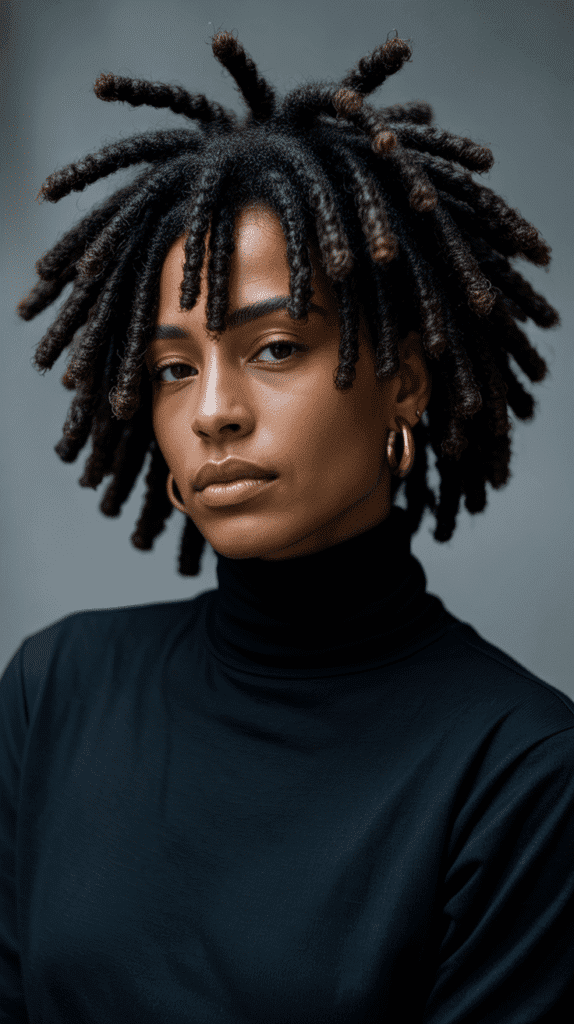 27 Latest Short Dreadlock Styles That Are Easy and Stylish 25 Chunky Short Locs