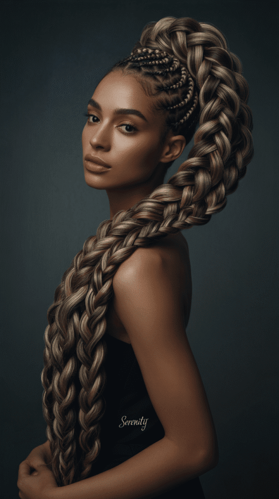 37 Gorgeous Long Dreadlock Styles for Black Women Full of Elegance 28 Long Loc Fishtail Braid