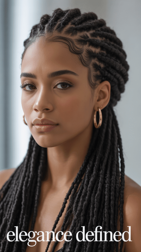 37 Gorgeous Long Dreadlock Styles for Black Women Full of Elegance 2 Long Uniform Sisterlocks